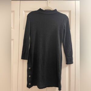 Banana Republic Black Long Sleeve Dress